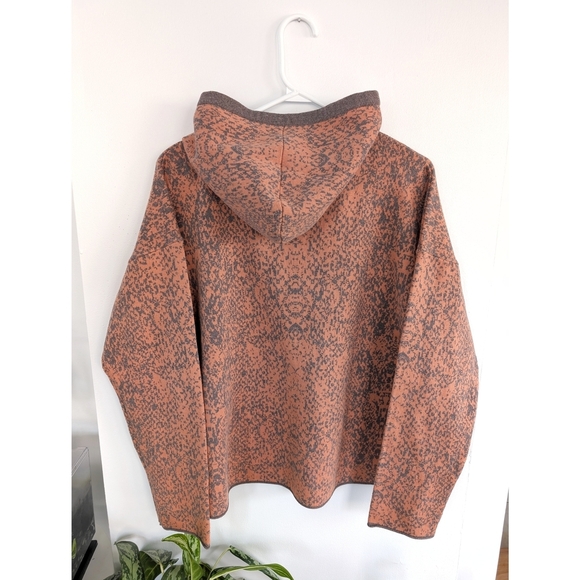 Beautiful Rachel Zoe Peach-Orange and Gray Women's Hoodie XL - Picture 4 of 5